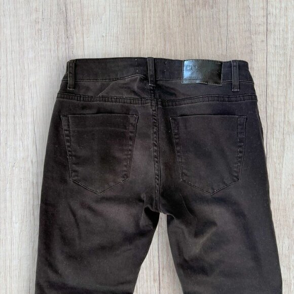 ONE X ONETEASPOON Black Freebird II Low Waist Short Rise Fitted Leg Jeans 26 - Picture 7 of 8
